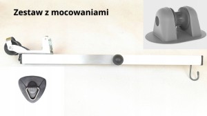 PROWADNICA KOTWICY Z BLOKADĄ + ZESTAW MONTAŻOWY
